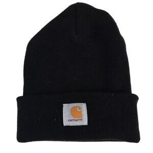 Carhartt Acrylic Watch Hat Ribbed Beanie Black One Size Fits All Unisex Work